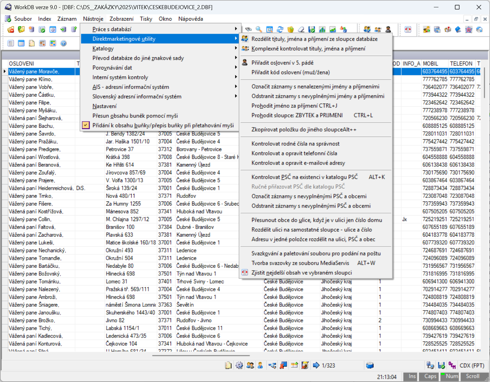 WorkDB